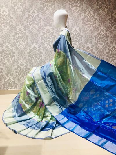 PLXHISSS5A07ITCD03- Ikat soft silk saree