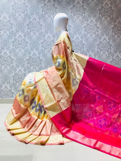 PLXHISSS5A07ITCD04- Ikat soft silk saree