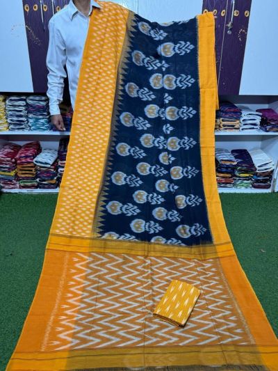PSRGICTS5A07INCC08- Ikat cotton saree