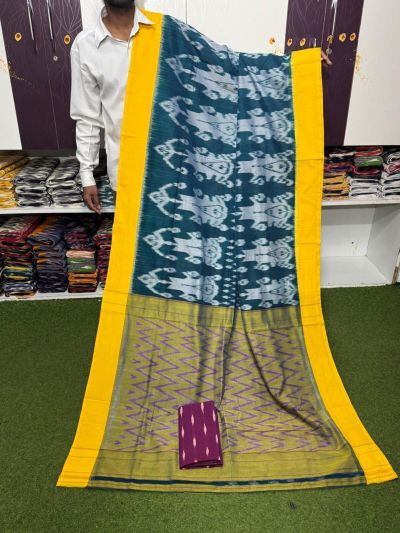 PSRGICTS5A07INCC30- Ikat cotton saree