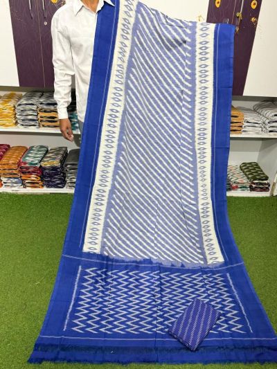 PSRGICTS5A07INCC33- Ikat cotton saree