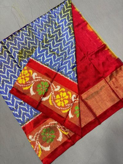 PSSIZSLG5A08IBDC05- Zero Size Ikat Silk Lehenga