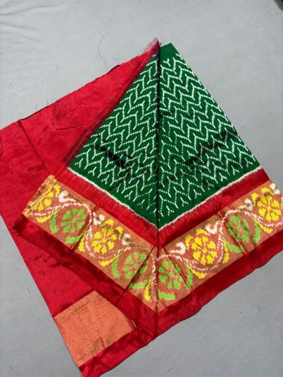 PSSIZSLG5A08IBDC06- Zero Size Ikat Silk Lehenga
