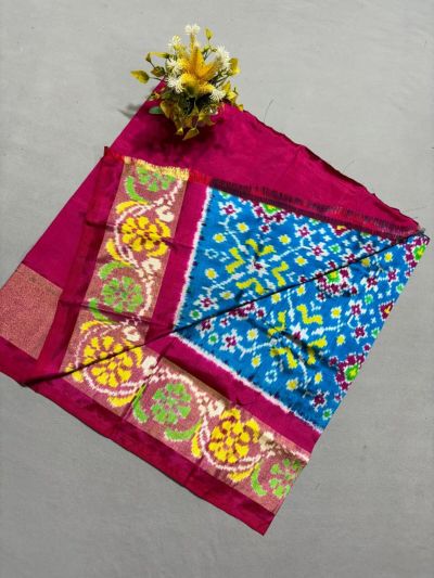 PSSIZSLG5A08IBDC10- Zero Size Ikat Silk Lehenga