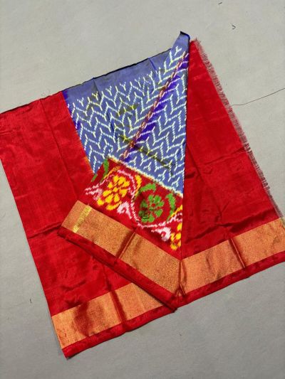 PSSIZSLG5A08IBDC12- Zero Size Ikat Silk Lehenga