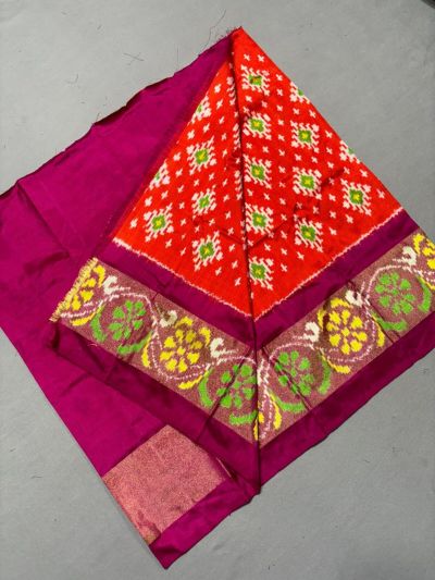 PSSIZSLG5A08IBDC13- Zero Size Ikat Silk Lehenga