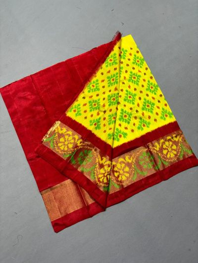 PSSIZSLG5A08IBDC22- Zero Size Ikat Silk Lehenga