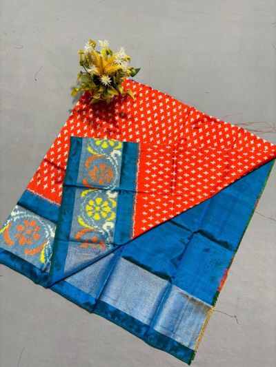 PSSIZSLG5A08IBDC30- Zero Size Ikat Silk Lehenga