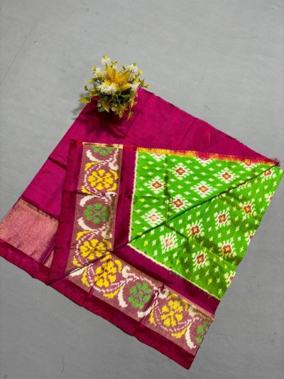PSSIZSLG5A08IBDC31- Zero Size Ikat Silk Lehenga