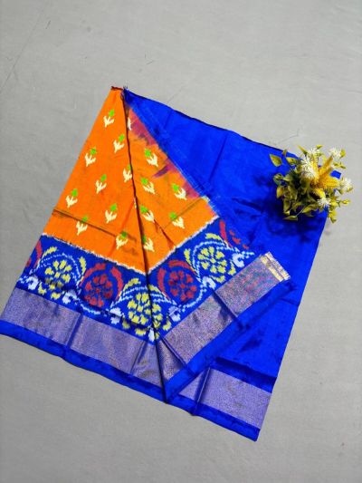 PSSIZSLG5A08IBDC34- Zero Size Ikat Silk Lehenga