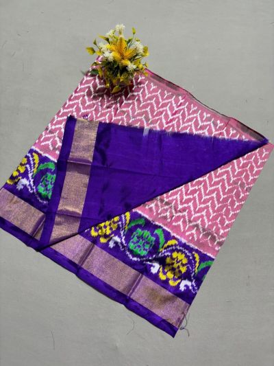 PSSIZSLG5A08IBDC35- Zero Size Ikat Silk Lehenga