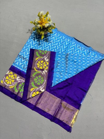 PSSIZSLG5A08IBDC37- Zero Size Ikat Silk Lehenga