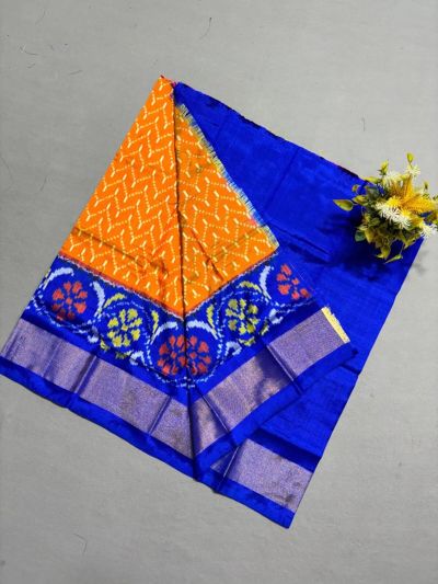 PSSIZSLG5A08IBDC48- Zero Size Ikat Silk Lehenga