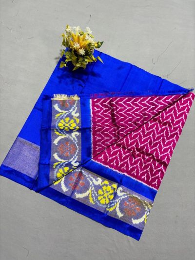 PSSIZSLG5A08IBDC51- Zero Size Ikat Silk Lehenga