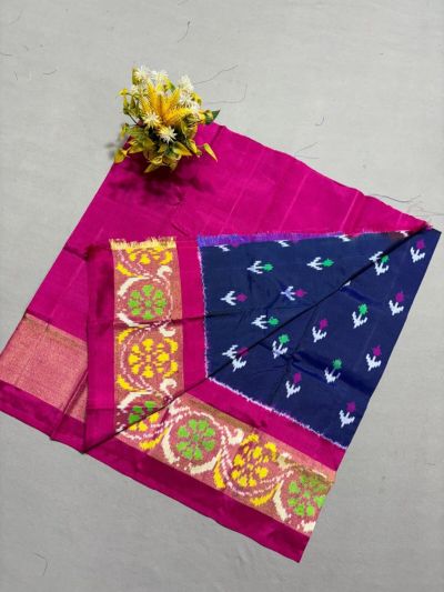 PSSIZSLG5A08IBDC54- Zero Size Ikat Silk Lehenga