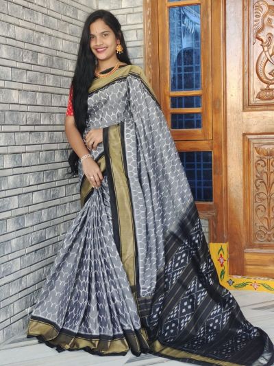 PWCKIDSS5A08XSCD01- Ikat silk saree