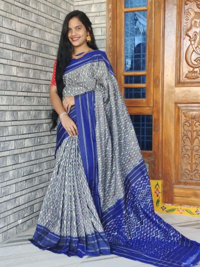 PWCKIDSS5A08XSCD03- Ikat silk saree