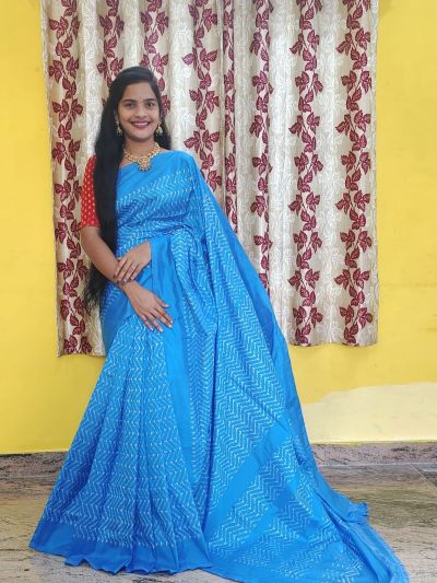 PWCKIDSS5A08XSCD13- Ikat silk saree