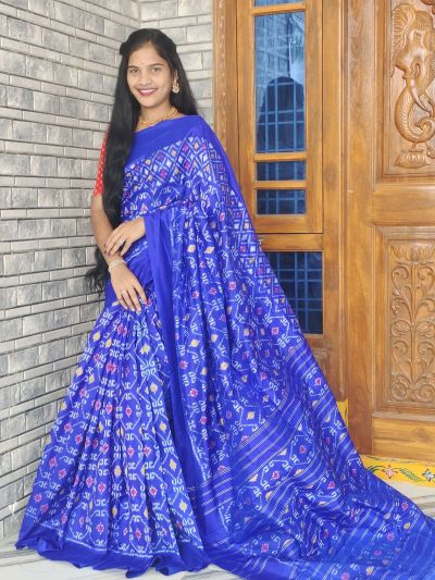 PWCKIDSS5A08XSCD19- Ikat silk saree