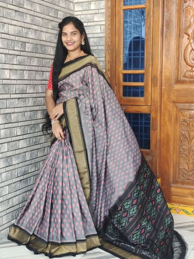 PWCKIDSS5A08XSCD23- Ikat silk saree