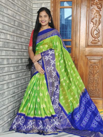 PWCKIDSS5A08XSCD27- Ikat silk saree
