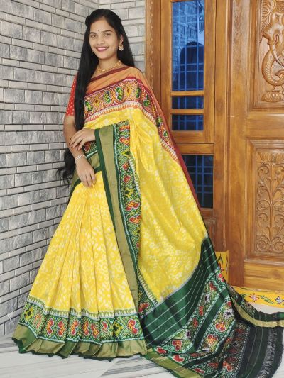 PWCKIDSS5A08XSCD39- Ikat silk saree