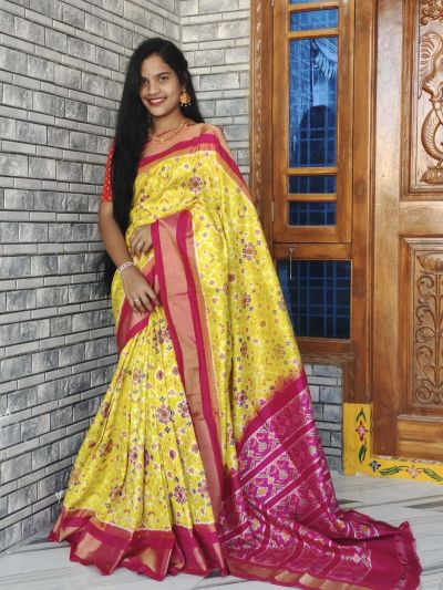 PWCKIDSS5A08XSCD41- Ikat silk saree