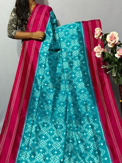 PKISIDSS5A30BECC05- Ikat silk saree