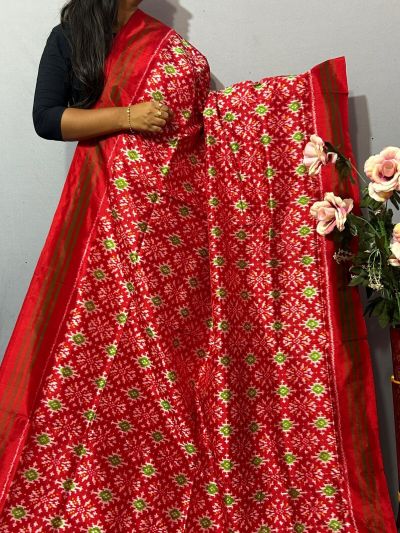 PKISIDSS5A30BECC08- Ikat silk saree
