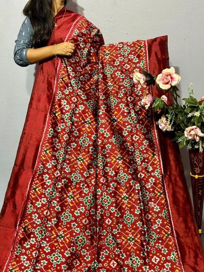 PKISIDSS5A30BECC09- Ikat silk saree