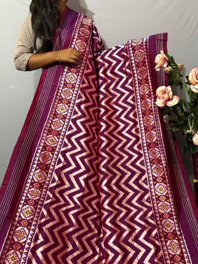 PKISIDSS5A30BECC11- Ikat silk saree