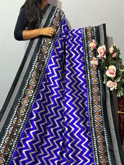 PKISIDSS5A30BECC16- Ikat silk saree