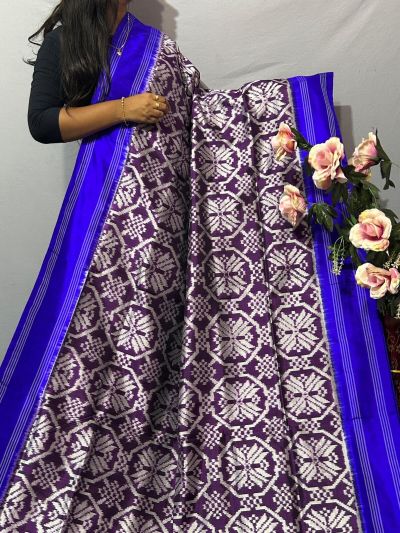 PKISIDSS5A30BECC21- Ikat silk saree