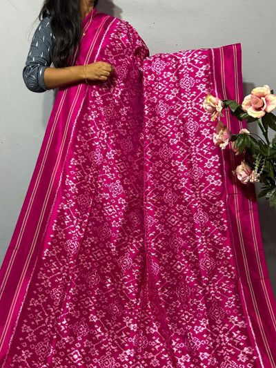 PKISIDSS5A30BECC22- Ikat silk saree