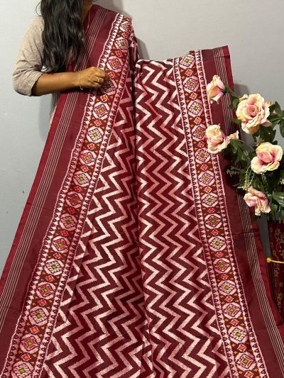PKISIDSS5A30BECC23- Ikat silk saree
