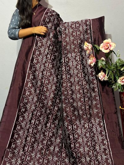 PKISIDSS5A30BECC29- Ikat silk saree