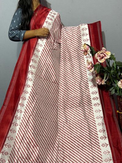 PKISIDSS5A30BECC31- Ikat silk saree