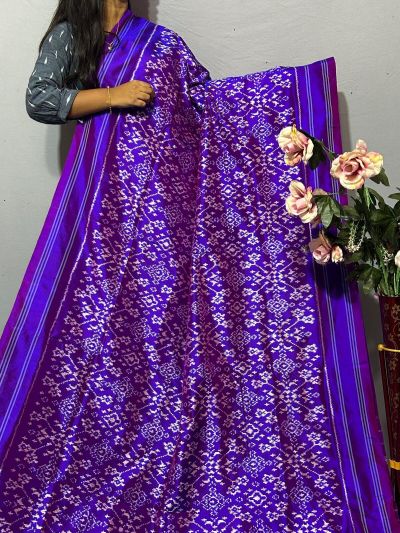 PKISIDSS5A30BECC32- Ikat silk saree