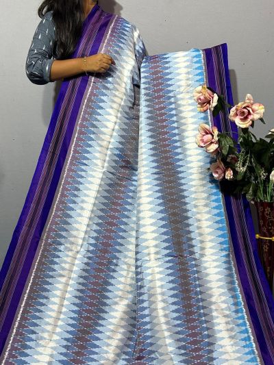 PKISIDSS5A30BECC36- Ikat silk saree