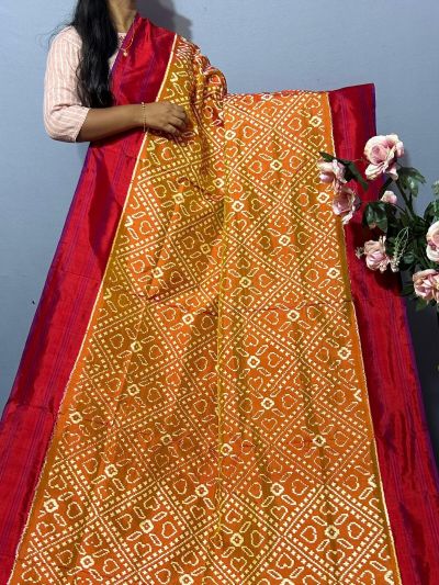 PKISIDSS5A30BECC37- Ikat silk saree