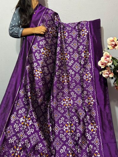 PKISIDSS5A30BECC38- Ikat silk saree