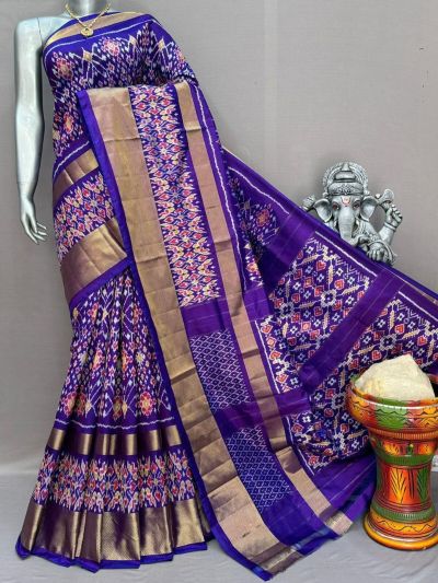 PSNTIDSS5A09NCDC05- Ikat silk saree