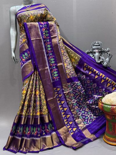 PSNTIDSS5A09NCDC16- Ikat silk saree