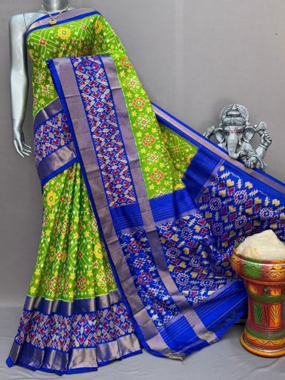 PSNTIDSS5A09NCDC18- Ikat silk saree