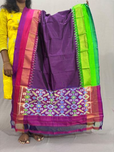 PSSIISDP5Y03ECDC25- Ikat Silk dupatta
