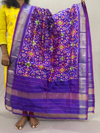 PSSIISDP5Y03ECDC31- Ikat Silk dupatta
