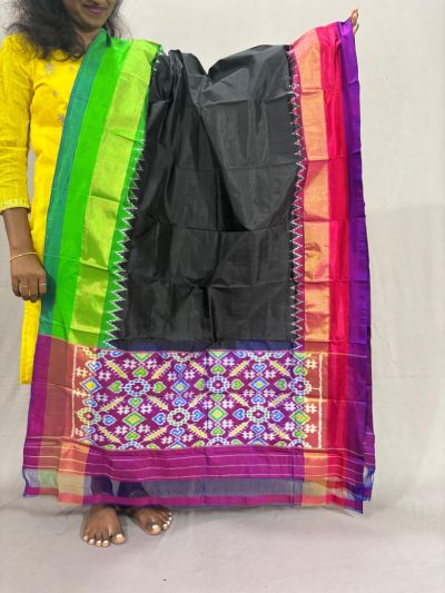 PSSIISDP5Y03ECDC51- Ikat Silk dupatta