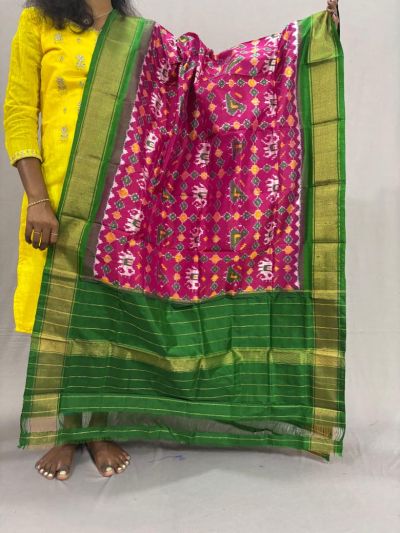 PSSIISDP5Y03ECDC61- Ikat Silk dupatta