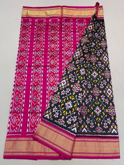 PUSNIDSS5A09NDCD02- Ikat silk saree