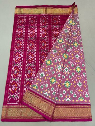 PUSNIDSS5A09NDCD03- Ikat silk saree